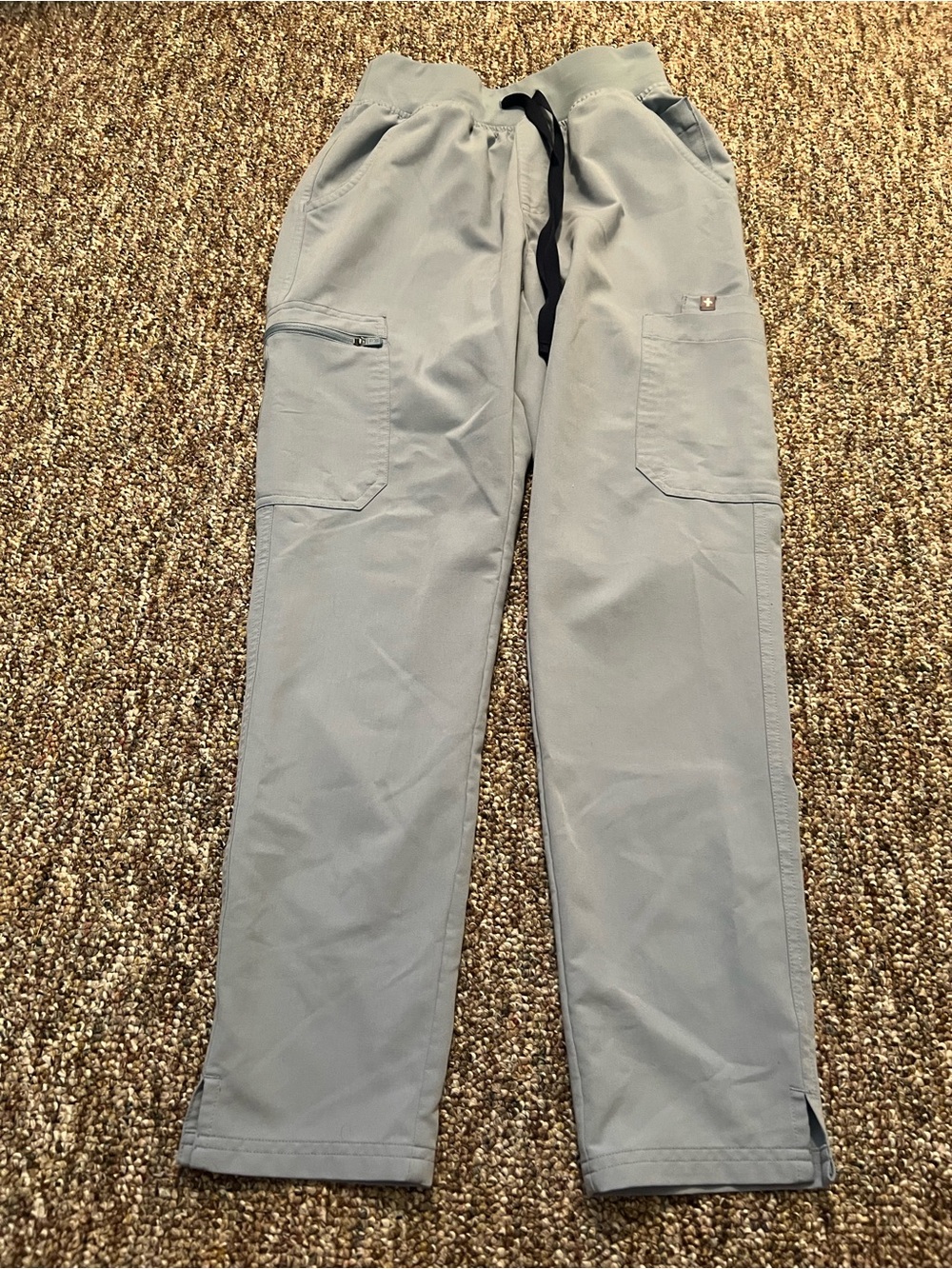 Figs Technical Collection Light Blue High Waist Yola Scrub Pants Size XSP